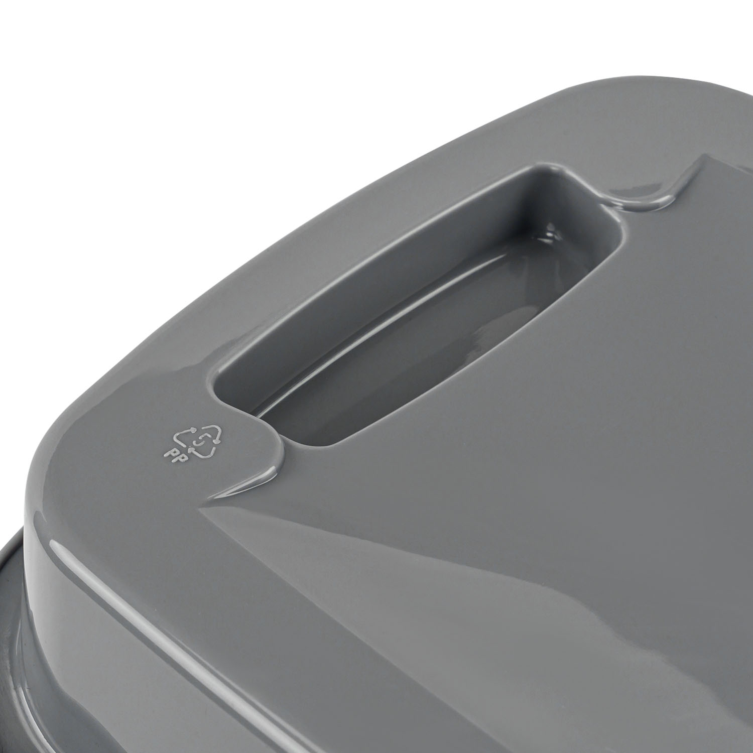 Poubelle avec couvercle bleu 50 litres - Provence Outillage