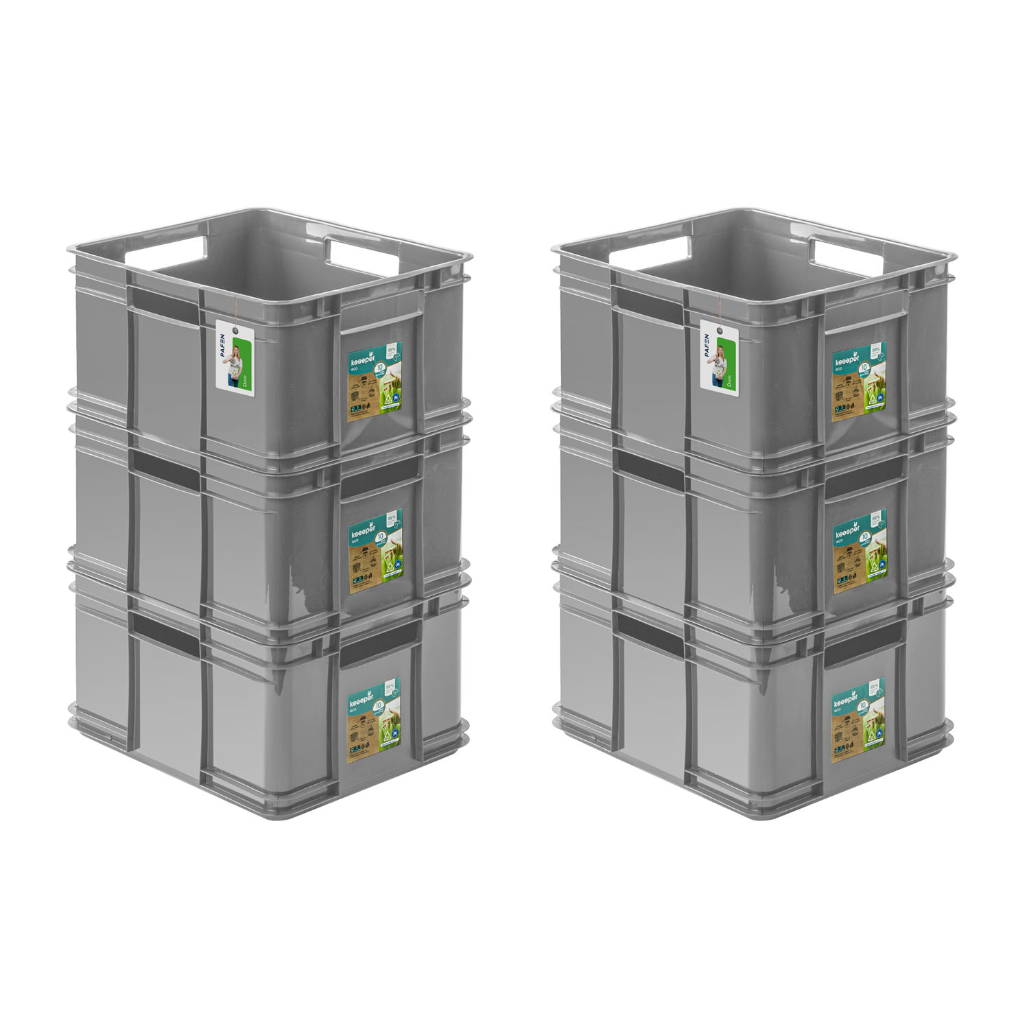 Keeeper Bruno ECO - Scatola Portaoggetti Eurobox XL 43x35x24 Cm - Foto 2