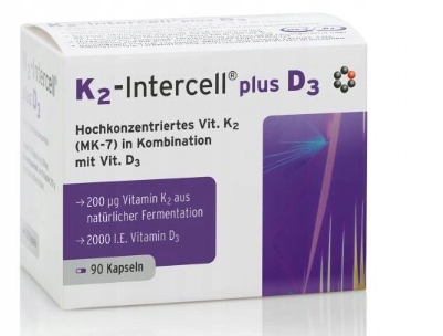 K2 - Intercell plus D3 - Witamina K2 MK7 + D3