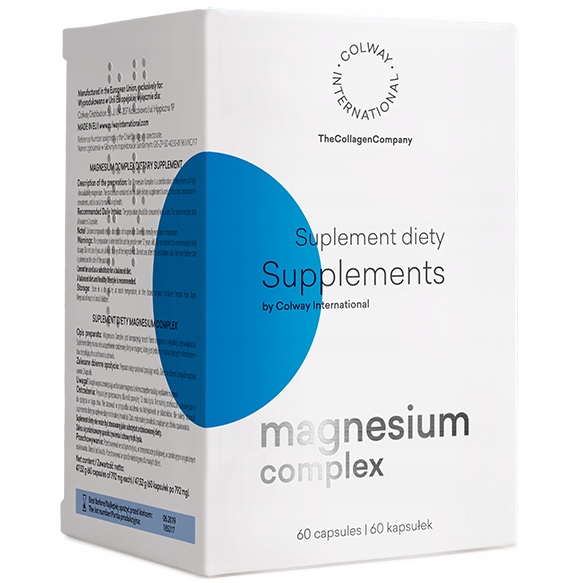 MAGNESIUM COMPLEX|Witamina B6 |60 kap|COLWAY