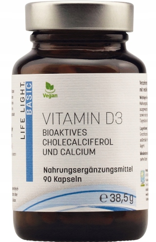 WITAMINA D3 CHOLEKALCYFEROL + WAPŃ LIFE LIGHT