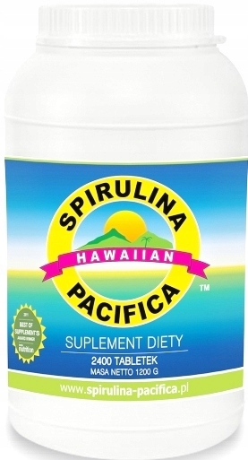 SPIRULINA HAWAJSKA PACIFICA 500 MG 2400 TABLETEK