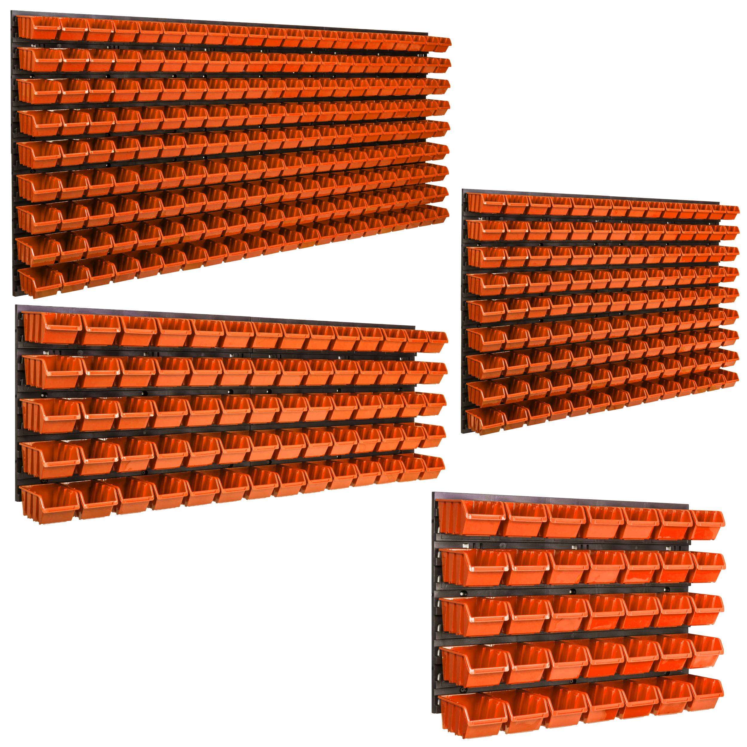 Stapelboxen Wandregal Schüttenregal Sichtlagerbox Kunststoff Box