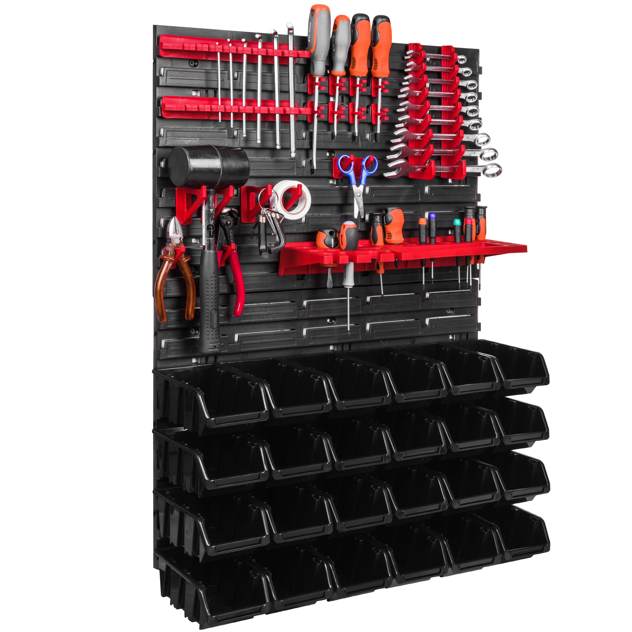 Lagersystem Wandregal 576 x 780 mm, Werkzeughalterungen, 20 stck