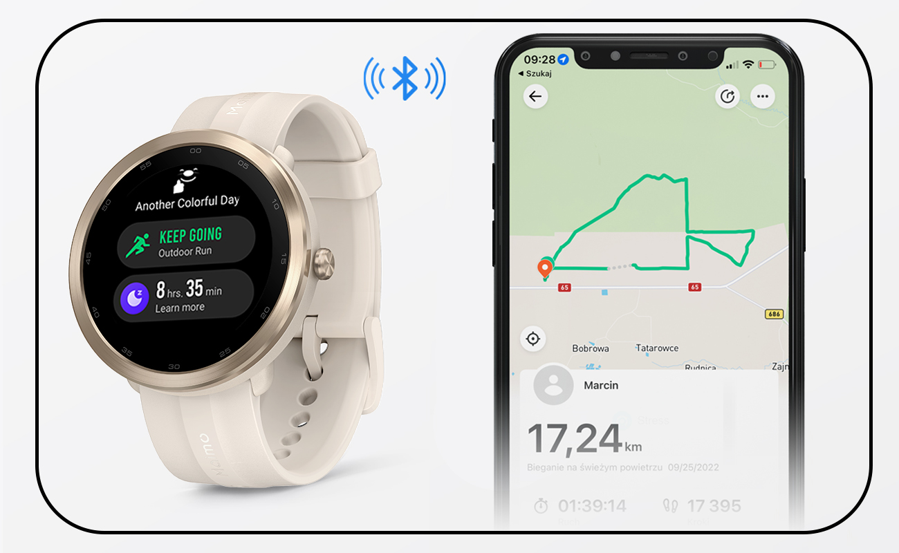 Smartwatch Maimo Watch R Gold - Maimo | Sklep EMPIK.COM