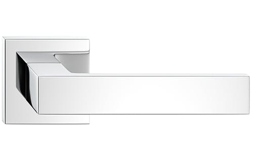 KLAMKA DRZWIOWA CUBE - KOLOR CHROM - PREMIUM