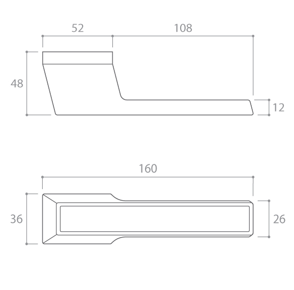 KLAMKA DRZWIOWA MAXIMA CONNECT RT KOLOR CZARNY