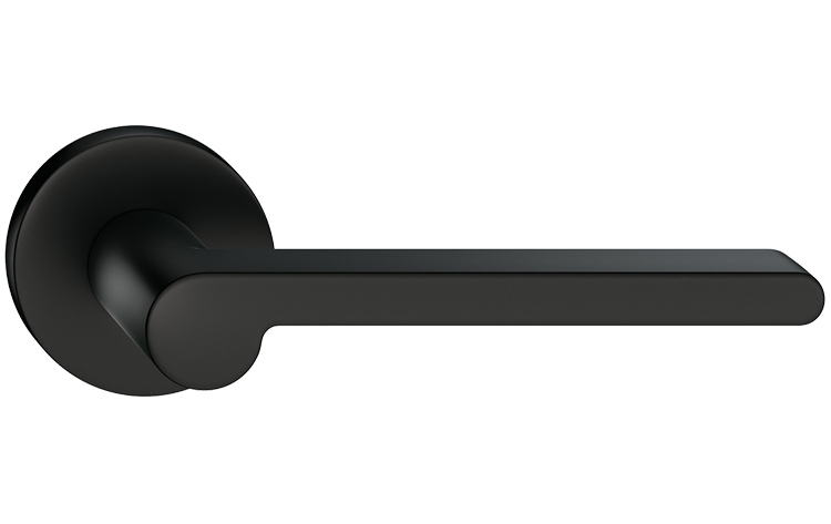 KLAMKA DRZWIOWA PREMIUM PANDORA R KOLOR CZARNY