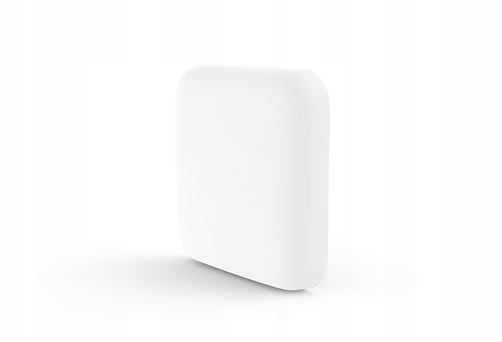 ODBOJNIK OGRANICZNIK ŚCIENNY SAMOPRZYLEPNY DO DRZWI SQUARE BIAŁY