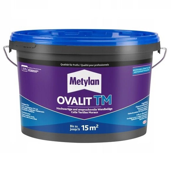 KLEJ DO TAPET GOTOWY METYLAN OVALIT 3 kg