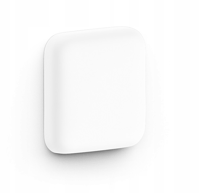 ODBOJNIK OGRANICZNIK ŚCIENNY SAMOPRZYLEPNY DO DRZWI SQUARE BIAŁY