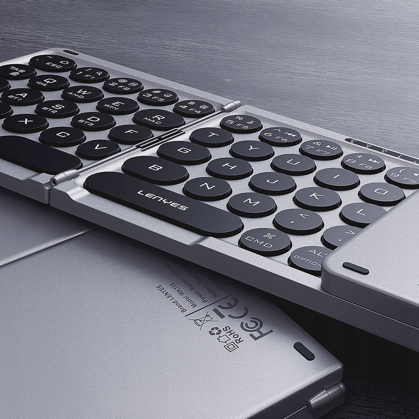 Klawiatura składana LENYES WK110 Bluetooth Touchpad Numpad 82 klawisze