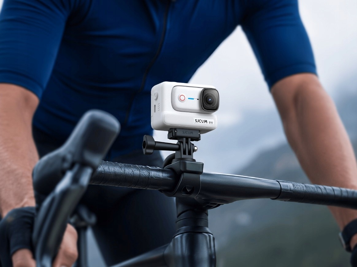 Kamera kieszonkowa SJCAM S10 Biały 4K 45g Magnetyczna -128GB