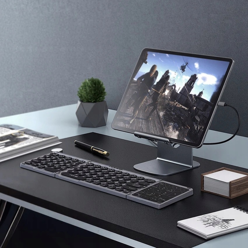 Klawiatura składana LENYES WK110 Bluetooth Touchpad Numpad 82 klawisze