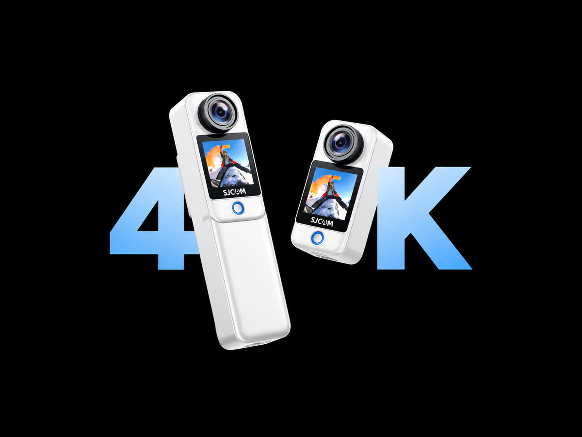 Mini kamera sport SJCAM C300 White 4K UHD ekran mocna bateria na wakacje