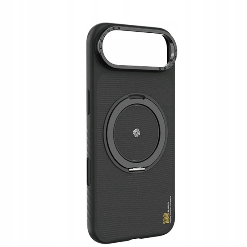 Etui do iPhone 17 Air Kevlar MagSafe (Stand 360°) Aramid LENYES CK225 black