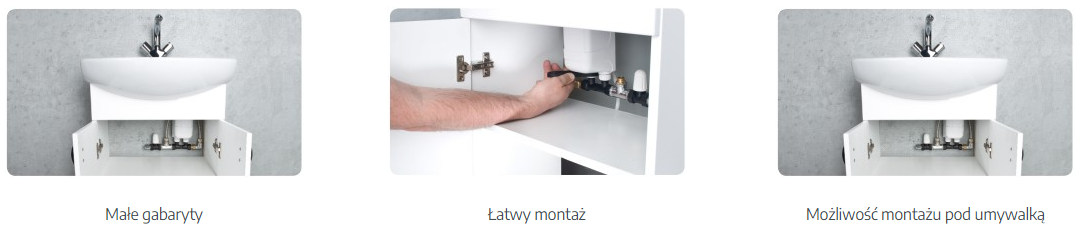 Ogrzewacz wody DAFI 7,5 kW 400 V z przyłączem