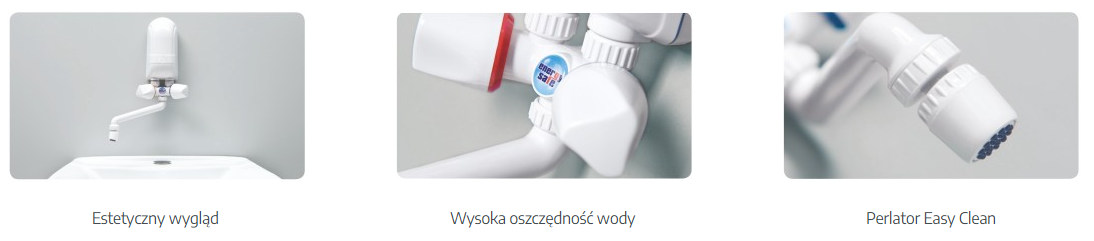Podgrzewacz wody DAFI 5,5 kW 230 V z baterią w kolorze białym