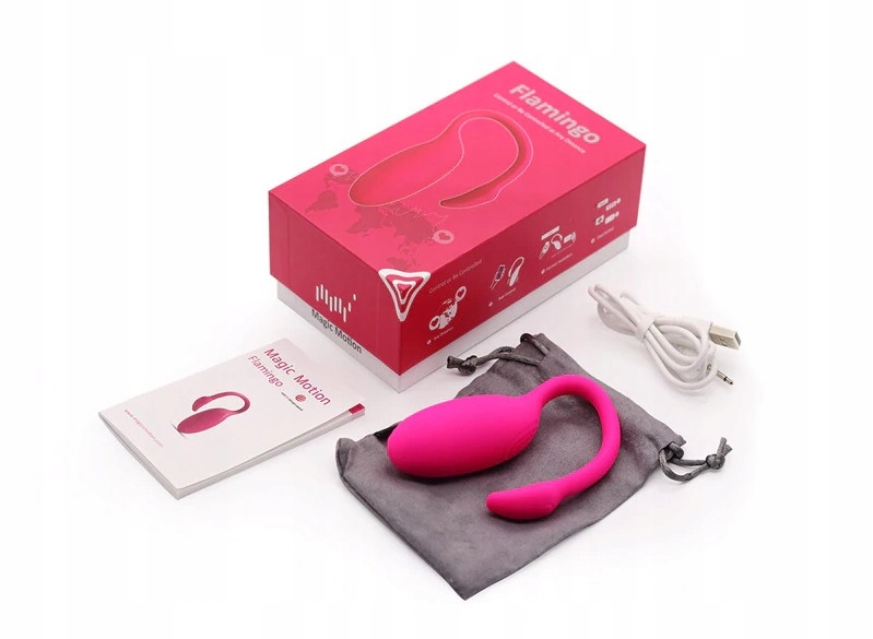 WIBRATOR DLA PAR JAJECZKO FLAMINGO STEROWANE APKA