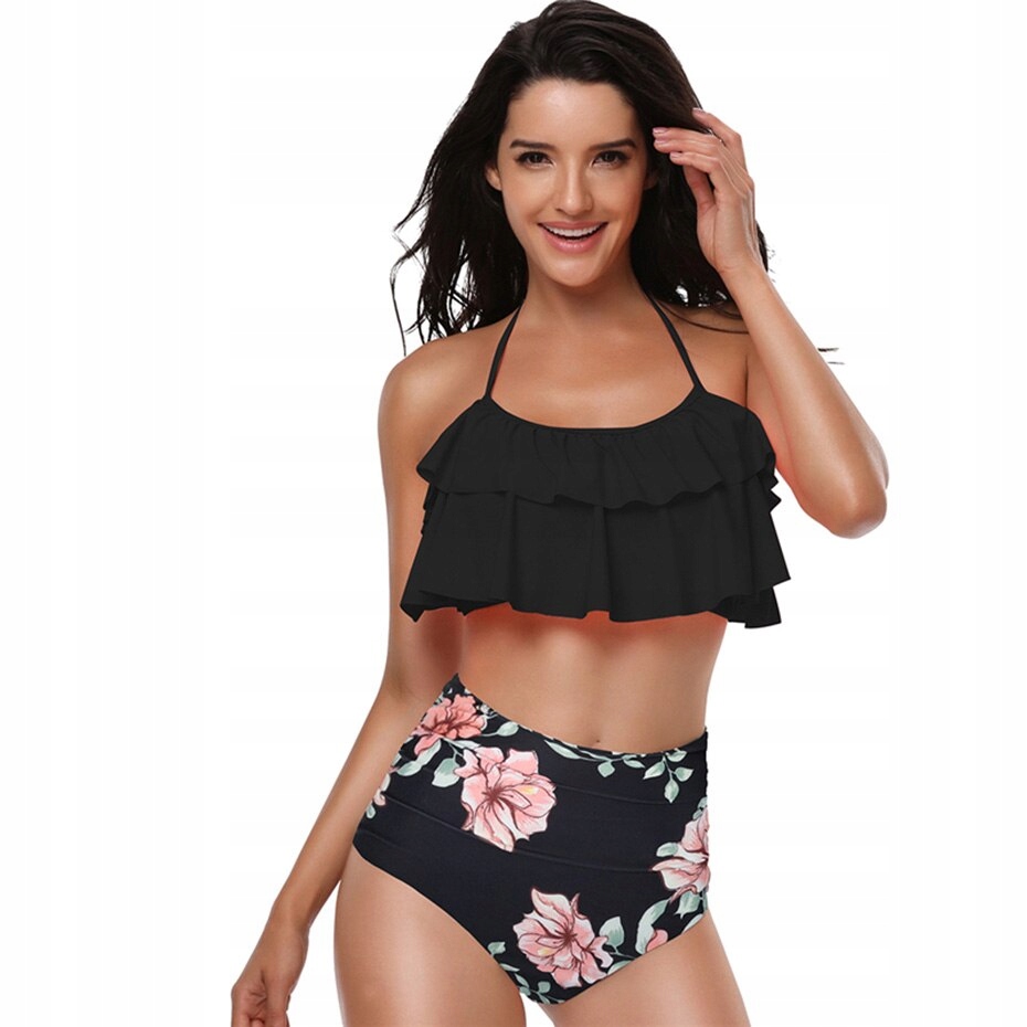 STRÓJ KĄPIELOWY BIKINI PUSH UP WYSOKI STAN / M