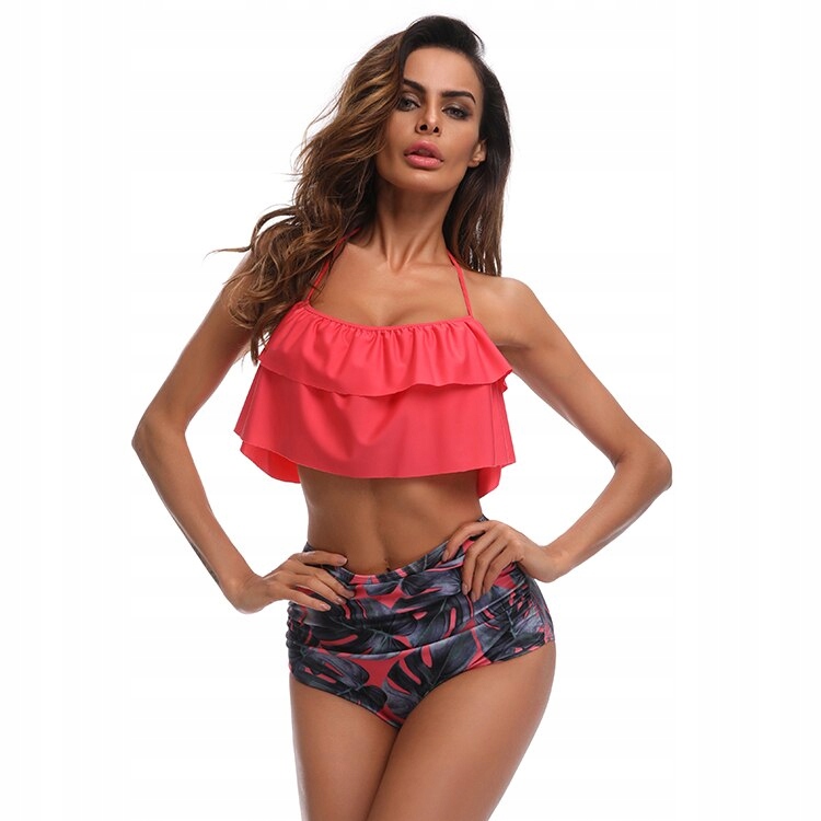 STRÓJ KĄPIELOWY BIKINI PUSH UP WYSOKI STAN / S