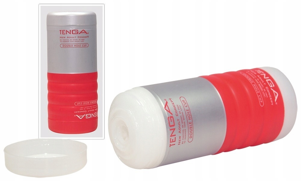 TENGA DOUBLE HOLE CUP POCHWA SEX MASTURBATOR 2W1