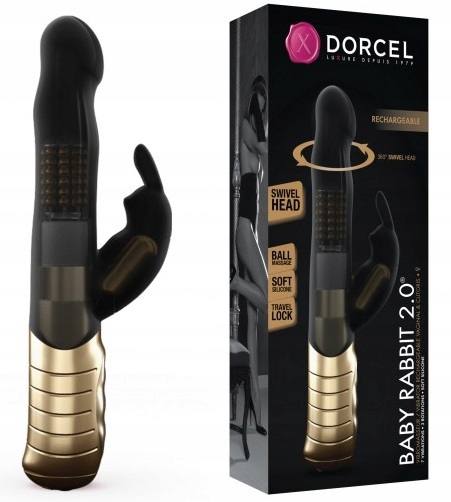 DORCEL EKSKLUZYWNY RABBIT WIBRATOR MASAŻER DILDO