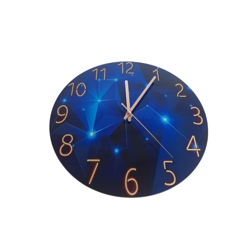 Zegar ścienny galaxy 30 cm szkło hartowane